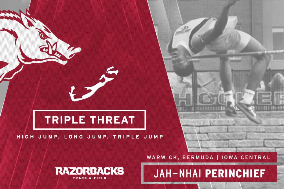 RazorbackTFXC's tweet photo. #TrkCW Signees | Welcome Jah-Nhai Perinchief to #ArkJumps #TeamBermuda π§π²π https://t.co/XzgsCfN6xW
