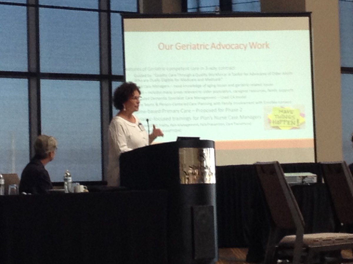 ChangeAGEnts365's tweet photo. @HealthPolicyHub's Carol Regan shared an excellent example of the impact of #patientcentered care. https://t.co/3Hf6tFmBuR #GSA16 https://t.co/48jRaVs4GE