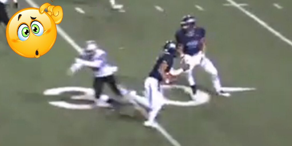 MaxPreps's tweet photo. You know you got moves when you make the defense tackle air 😂

WATCH:https://t.co/4raoH106h6 https://t.co/JwaI8QPhfA