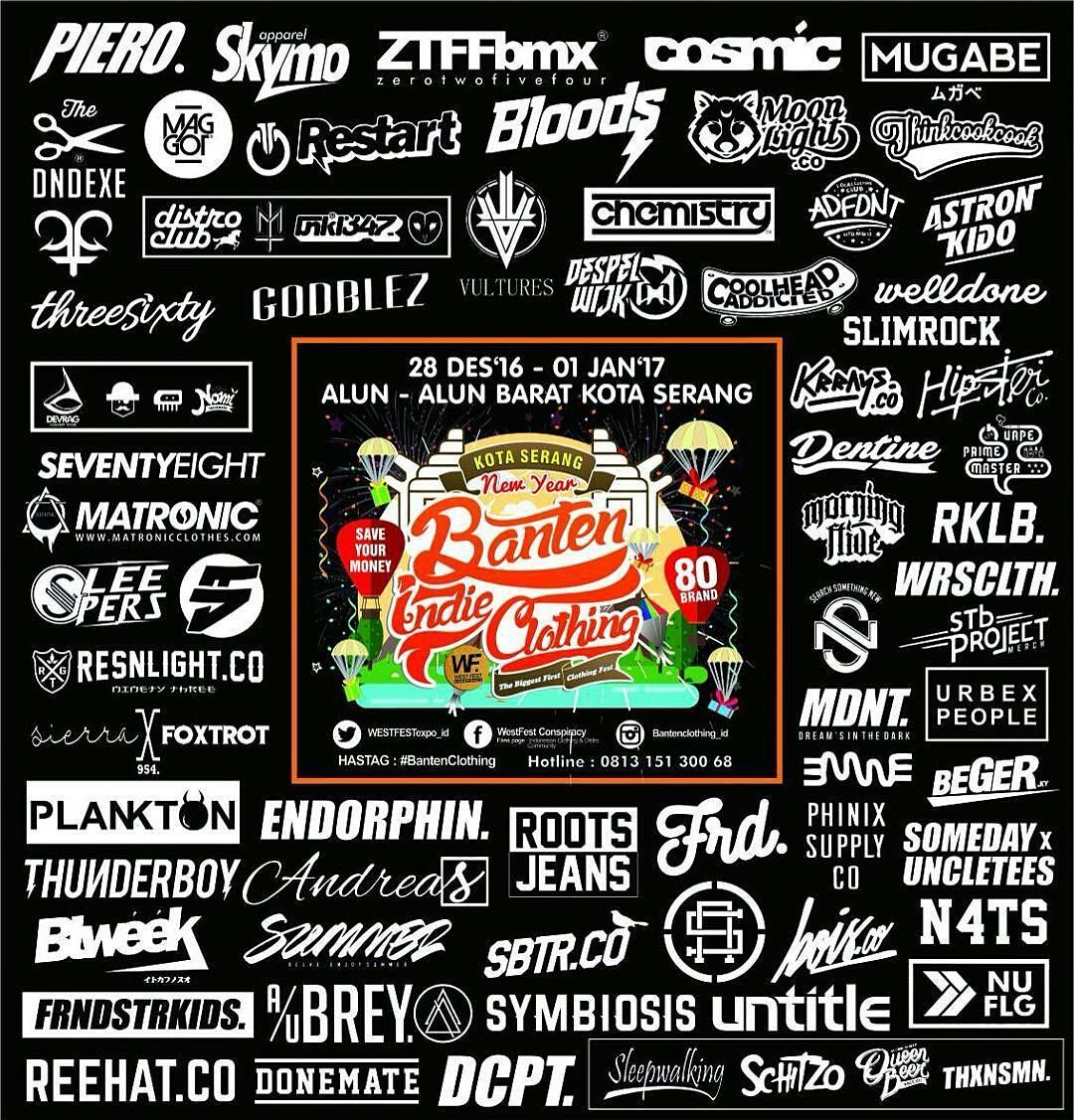 #bantenclothing_newyear @bantenClothing <a href="/RhinocerosPunk/">Rhinoceros Punk</a> @WESTFESTeXpO_ID <a href="/InfoMusicSRG/">InfoMusic.SRG</a> <a href="/InfoLabuan/">Info Labuan Banten</a> <a href="/infopandeglang/">Info Pandeglang</a> <a href="/heyindie_/">HEY INDIE LABUAN</a>