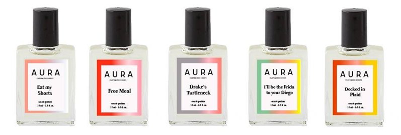 Create your own scents on our website! Here's a couple we made ourselves!