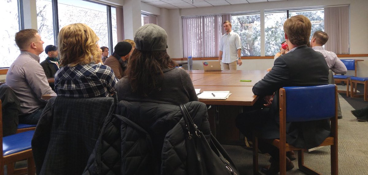 Lessons in #fintech brilliance with <a href="/kickfurther/">Kickfurther</a> #newcoboulder #livetweets