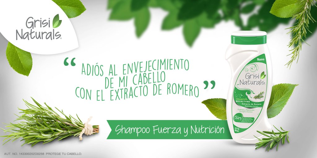 GrisiNaturals's tweet photo. Súmale años de juventud a tu cabello con #GrisiNaturals #ExtractoDeRomero #SinSulfatos #SinParabenos #SinSiliconas #SinColorantes https://t.co/nsrdLKEeBc