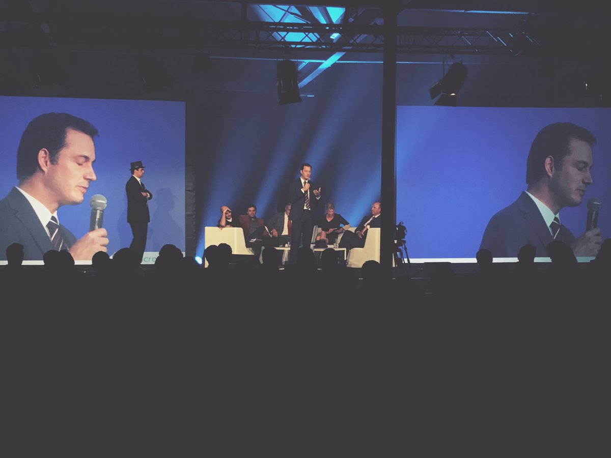 PVanderbeeken's tweet photo. @alexanderdecroo explains tax shelter as economy booster during #livecf event Magic 5 https://t.co/WpANRiXvny