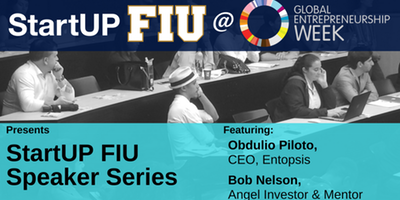 PROsimity's tweet image. Start networking with attendees of StartUP FIU Speaker Series:..! Today at 6 pm. prosimity.com/events/73521 @StartUPFIU
