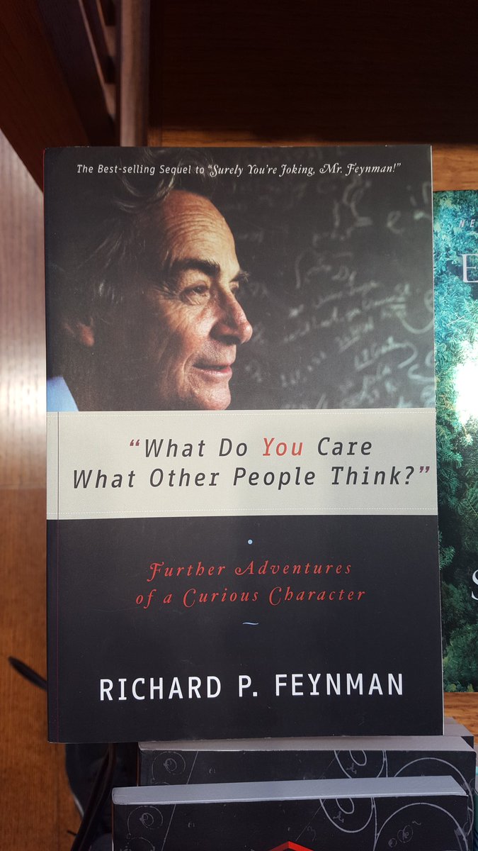 A friend of Feynman told me that this title is crap. If he hadn't won the Nobel, he'd be pissed. He cared what ppl think. Everybody does.