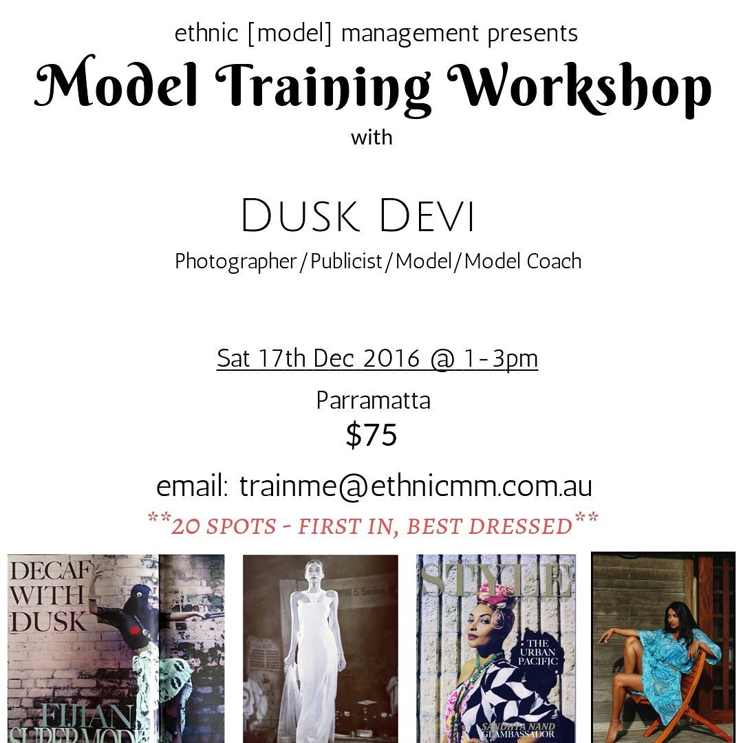 ethnic_models's tweet photo. Email us today as spots are limited!!! #model #models #modelworkshop #modelcoach #modeltraining https://t.co/mAtelPAGTb