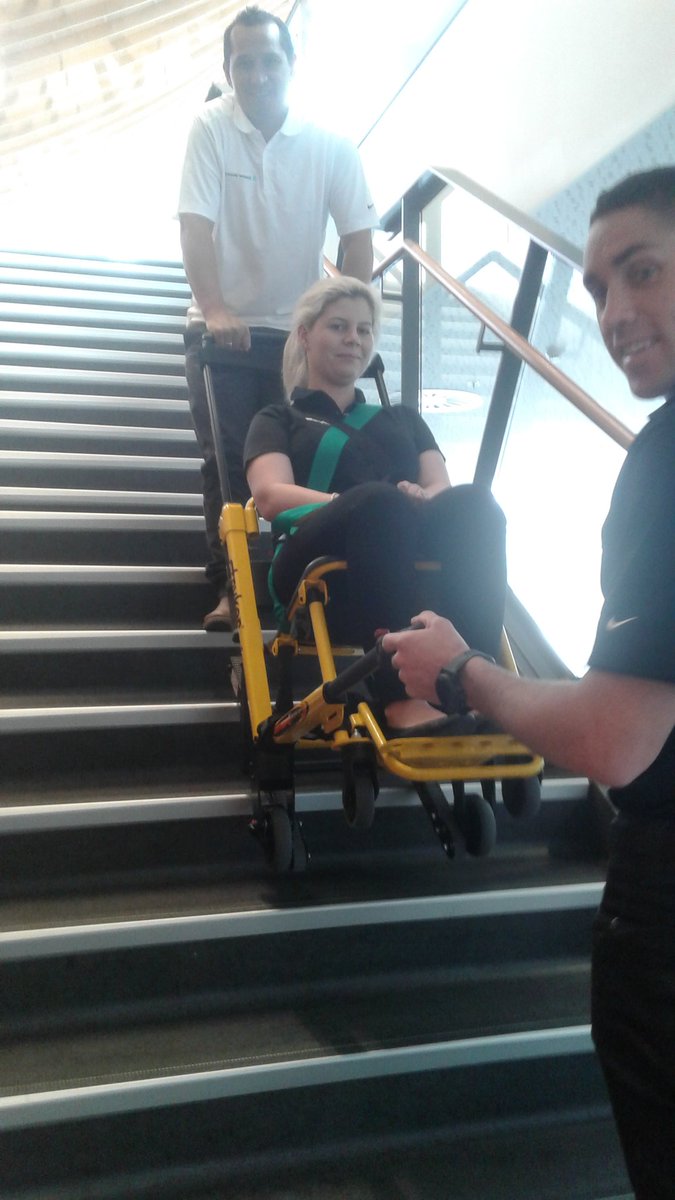 aucklandir's tweet image. Stryker stair chair saves backs #paic2016 #saveourbacks