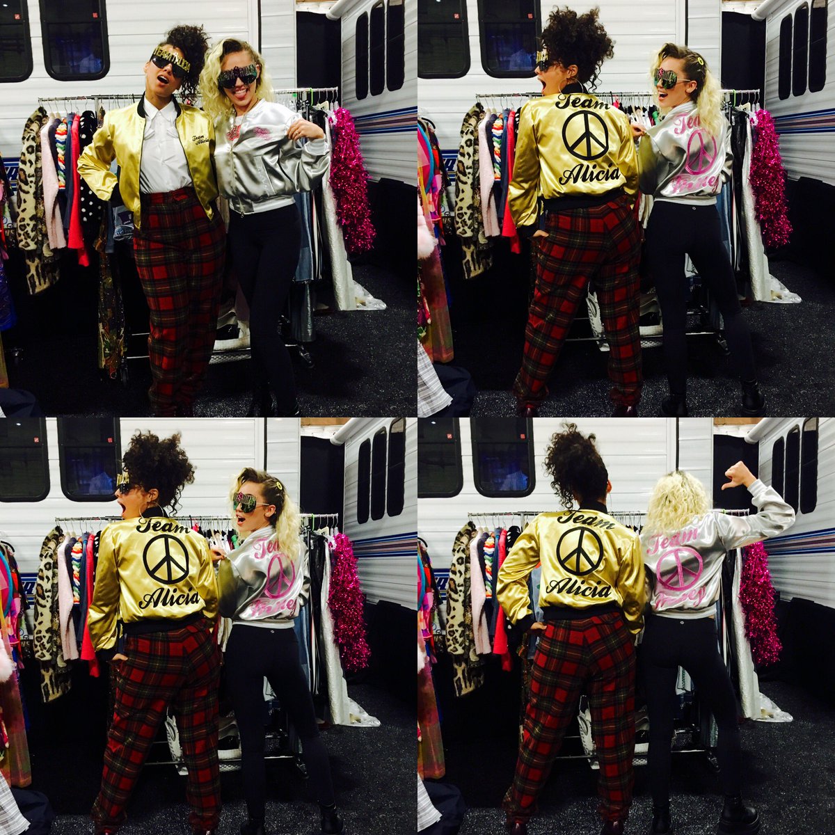 MileyCyrus's tweet photo. .@aliciakeys &amp; I want u to join us at @NBCTheVoice, all to benefit our @HappyHippieFdn &amp; @weareheremvmt. Enter here: https://t.co/kgcFMcVFdx https://t.co/08HKJ2KwbH