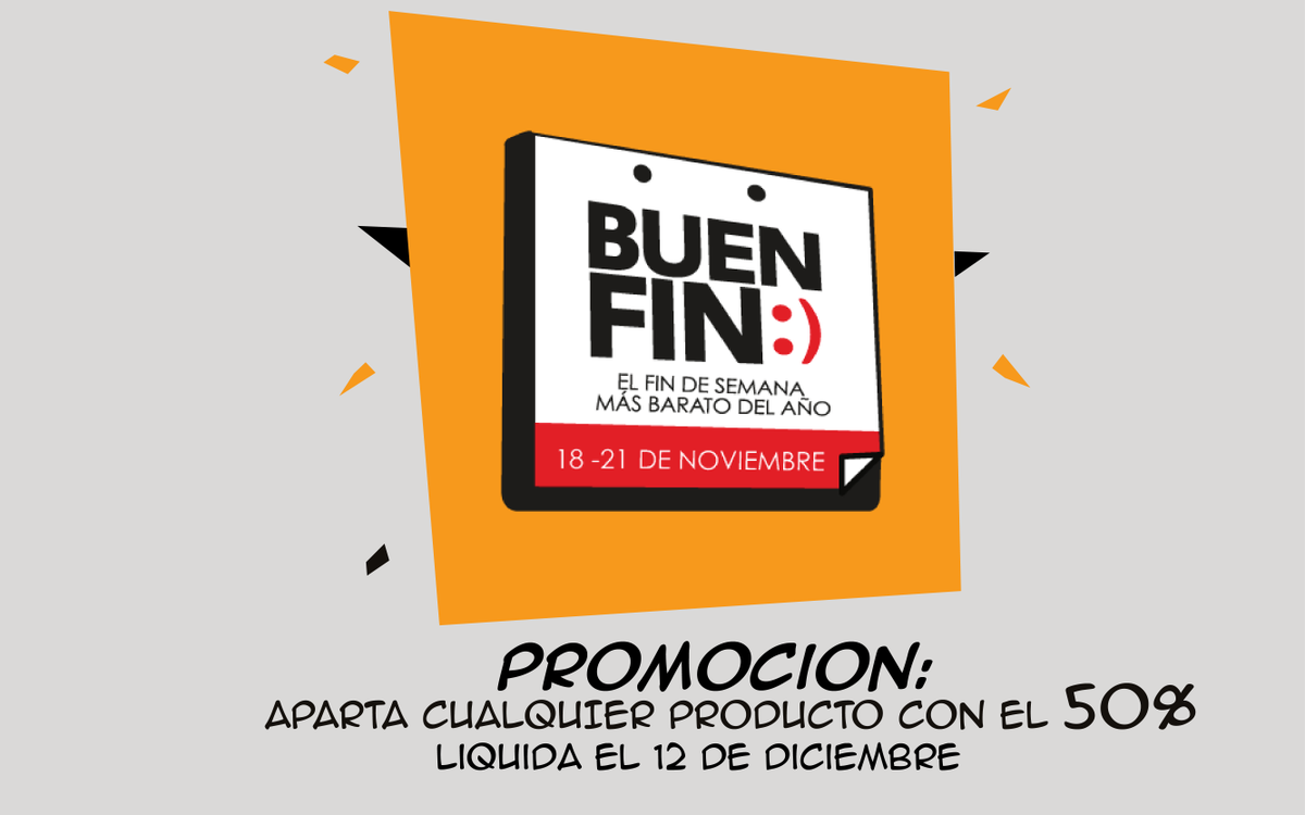 ModrMXMagazine's tweet photo. #BuenFin #Promoción #Apartaconel50% #LosMejoresProductos #MejoresPrecios #VamosConTodo #Liquidael12deDiciembre #BuenFin2016 https://t.co/jP0UURzpVy