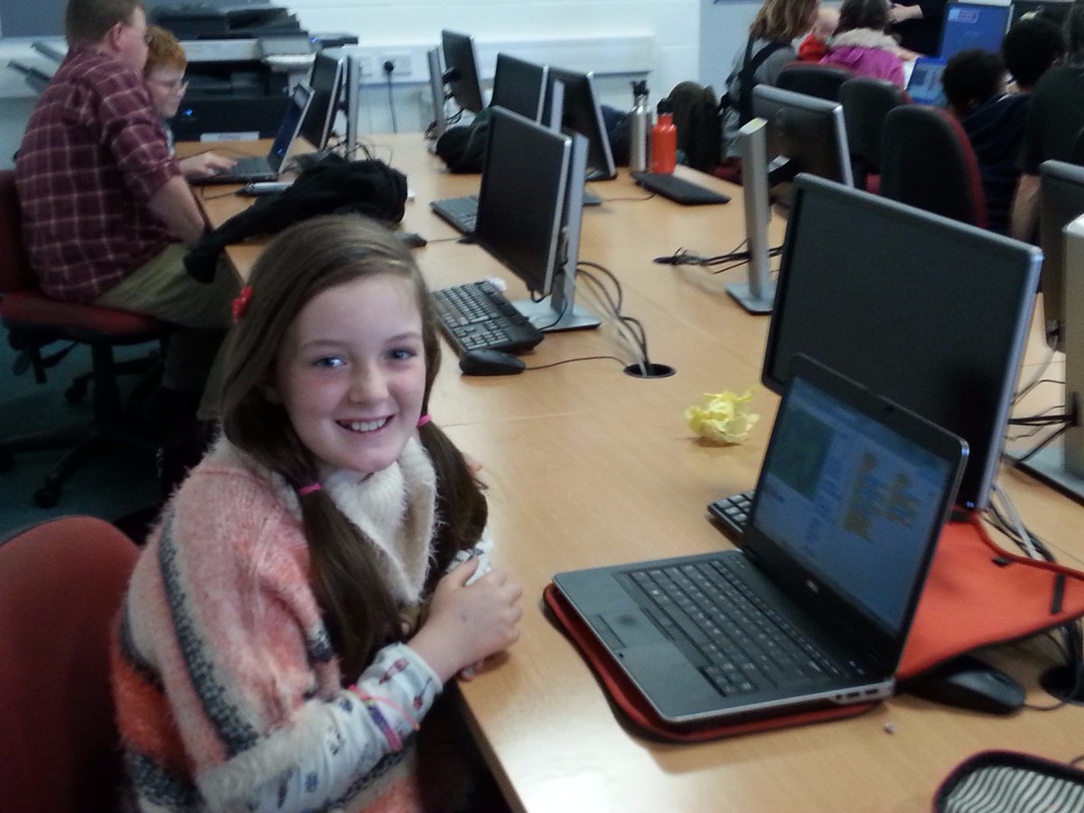 CoderDojoGalway's tweet image. Well done all ninjas at Scratch Beginners, Sat 1pm NUIG, you are making super progress. Loved the show & Tells. @kierantighe @MaryKerins1