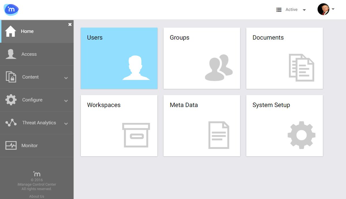 ACPsol's tweet photo. Another exciting deliverable from iManage - iManage releases Control Centre 
https://t.co/jJKiXeE2Ld https://t.co/5uX7HBH7tk