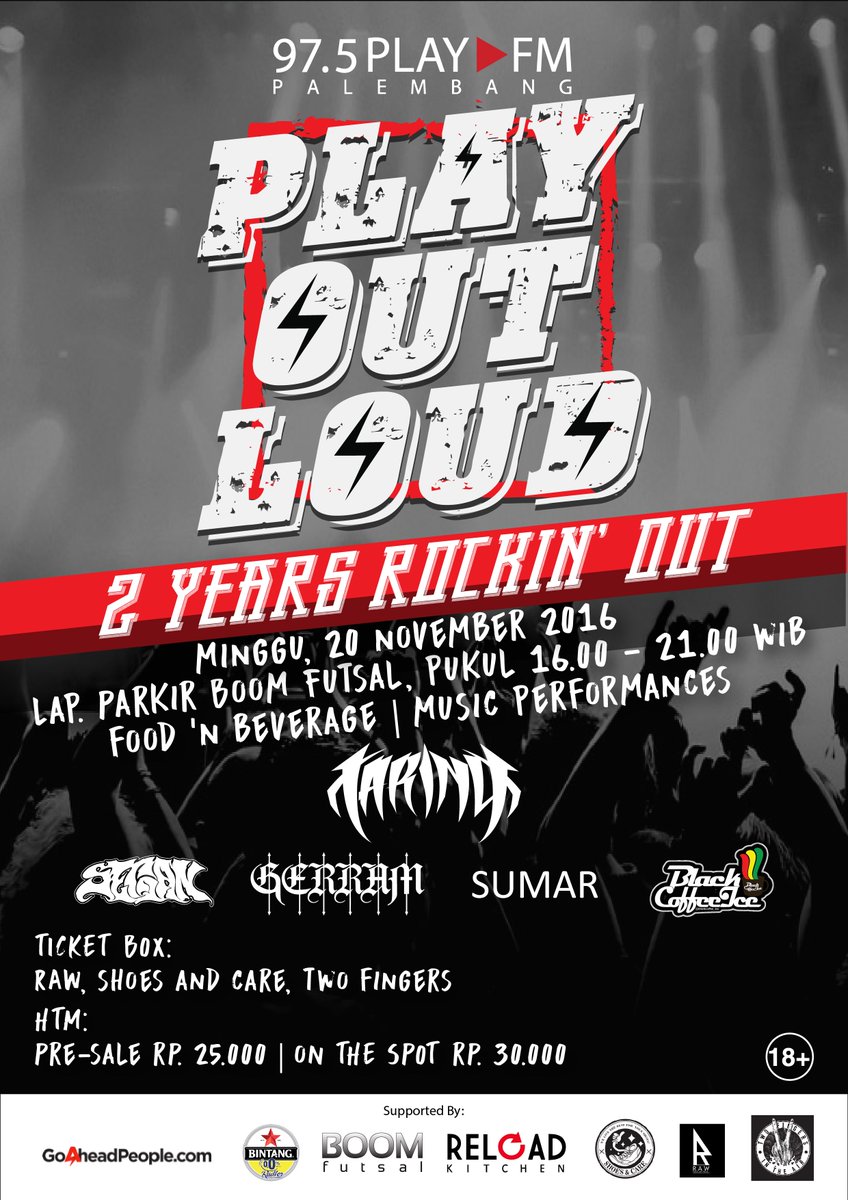 Celebrating 2nd anniversary of the loudest program on 97.5 Play FM #PlayOutLoud #2YearsRockinOut
