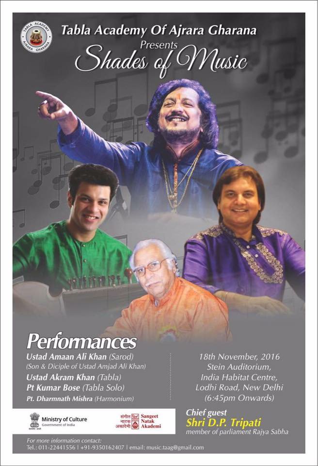 Performing in New Delhi tonight at @habitatworld #concert #newdelhi #sangeetnatakacademy #ministryofculture