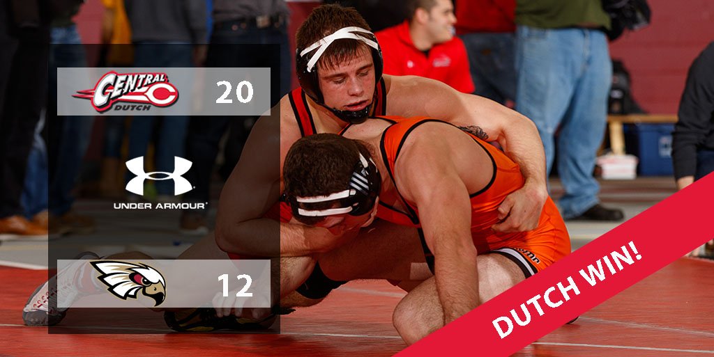 CentralDutch's tweet image. That's all she wrote folks, No. 10 @CUI_Wrestling takes down No. 12 Coe for the first time in 16 years! #iiac #d3wrestle