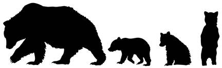 WildfireAK's tweet photo. Bear Paws. Available as a kit or pattern (includes a set of shapes), or refill packs of Steam-a-Seam backed shapes only in brown or black. https://t.co/PdZ60ZvVcP