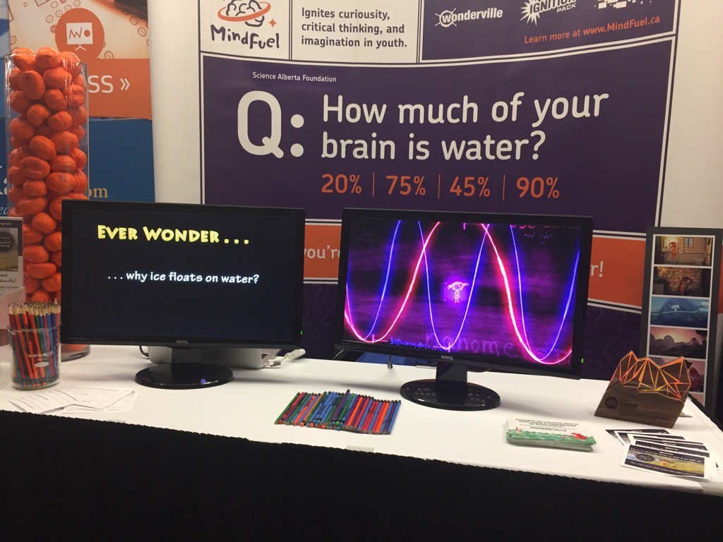 MindFuelca's tweet photo. Come stop by our booth at #ATAscience from 6-9pm tonight! #ATASC2016 https://t.co/gG3JFhu8YA