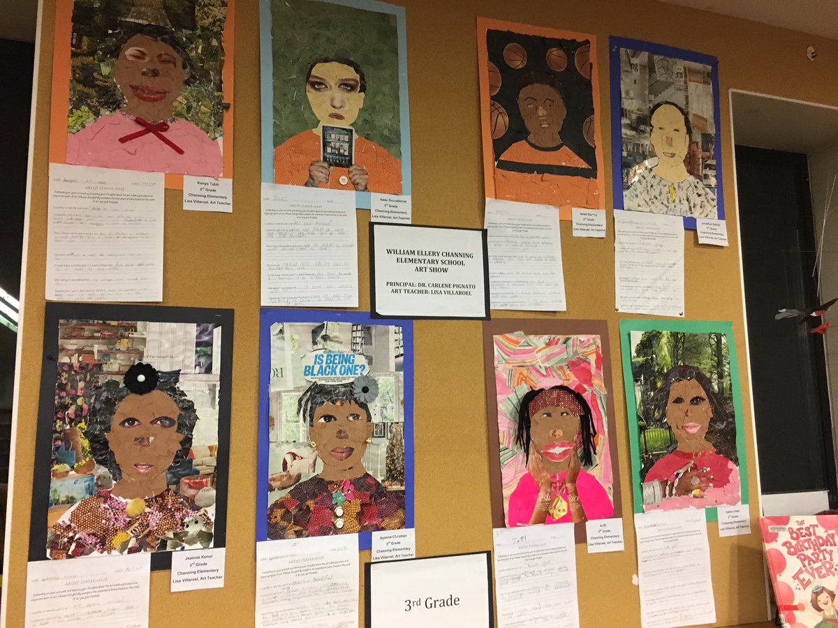 BPSCherylC's tweet photo. Budding artists displaying artwork & artist statements at Hyde Park Branch #bostonpubliclibrary #bpspln #GoBPSChanning! https://t.co/OtJ4DfZ2x7