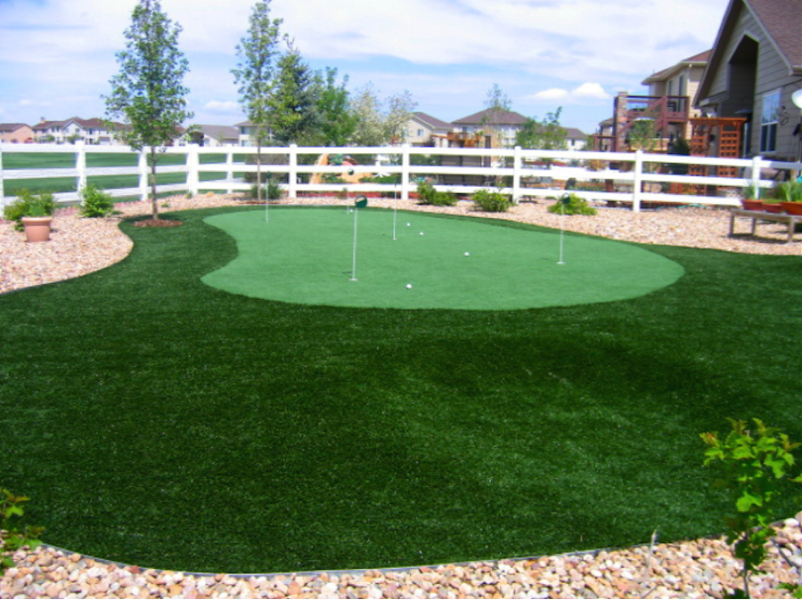 Turfscape's tweet photo. Looking to add your own personal putting green in your backyard? #ChooseTurfscape https://t.co/dFlFJlS060