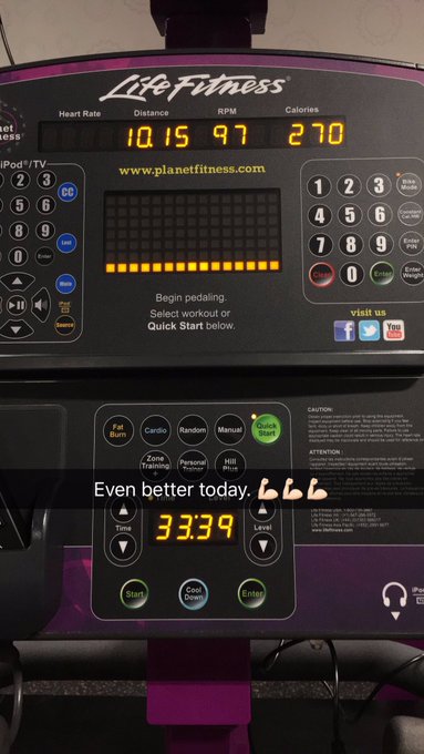 Didn't get to the gym til late. Only cardio today cuz I gotta get home for the @TBLightning game. Will<a href="/tag/sushi"class="tags"><span>#sushi</span></a><a href="/tag/slut"class="tags"><span>#slut</span></a>