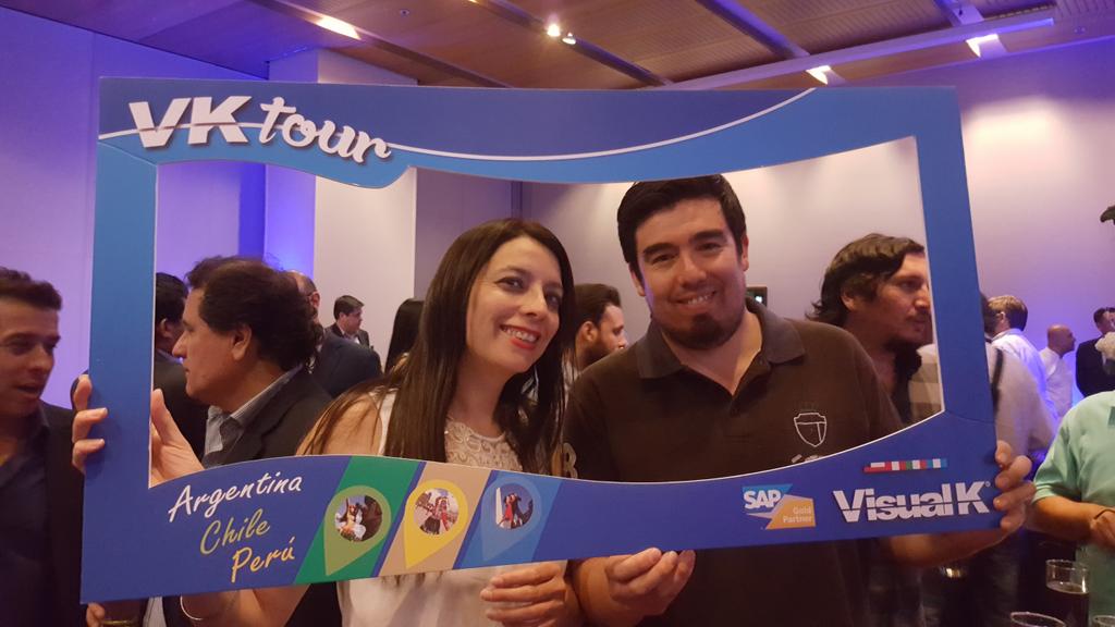 RodHerGar's tweet image. #VKTOUR aquí nuevamente con #VisualK , gracias por la invitación