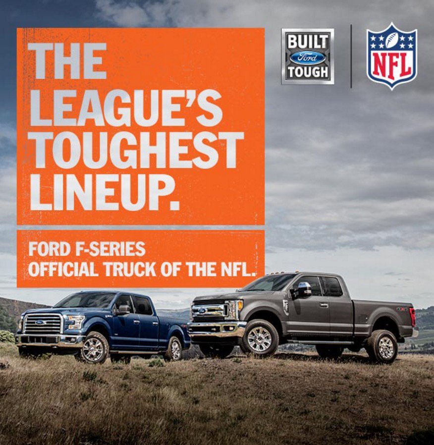 #FordTrucks is the official truck of the <a href="/NFL/">NFL</a>!
