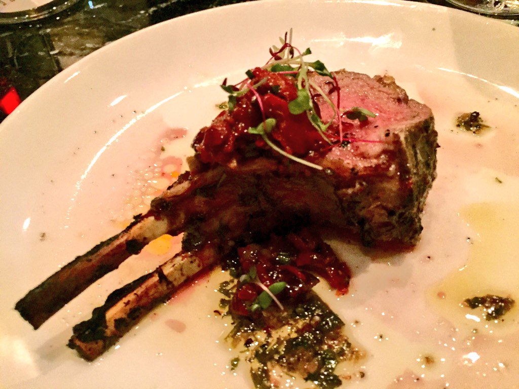 mariasgoodtaste's tweet photo. This lamb chop is making my heart skip a beat @RedSteakhouse @AchavalFerrerUS #foodies #MalbecMeatUp #MiamiBeach https://t.co/VavuM1rT9Y