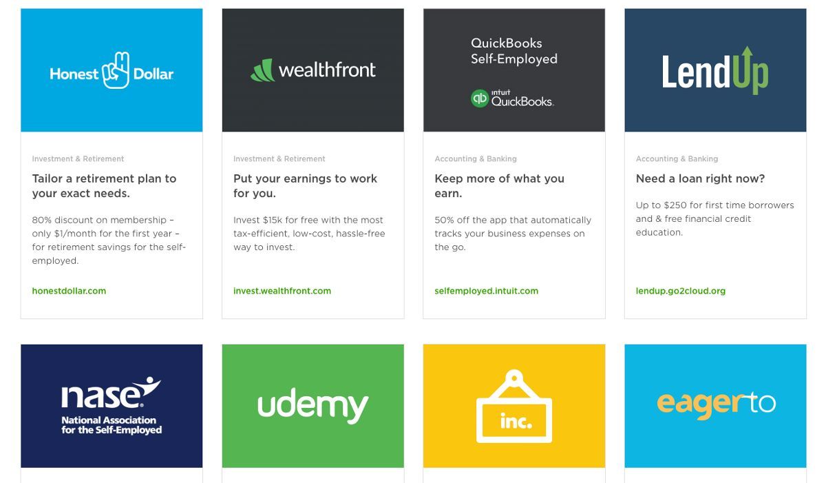 Upwork's tweet image. Benefits for the self-employed: Let’s talk about it @skasriel @Medium #GetCovered buff.ly/2eN7Utg