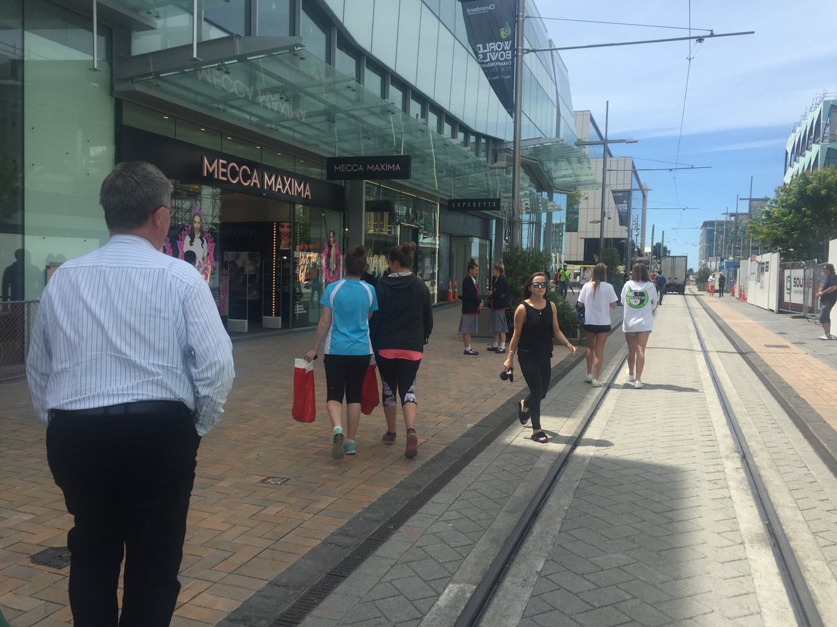 The new stores in the Retail Precinct are buzzing with activity! #chch
