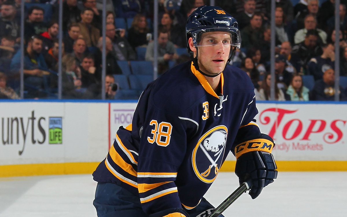 Taylor Fedun picks up his 1st point as a Sabre in his 1st game as a Sabre with an assist on Franson's goal.