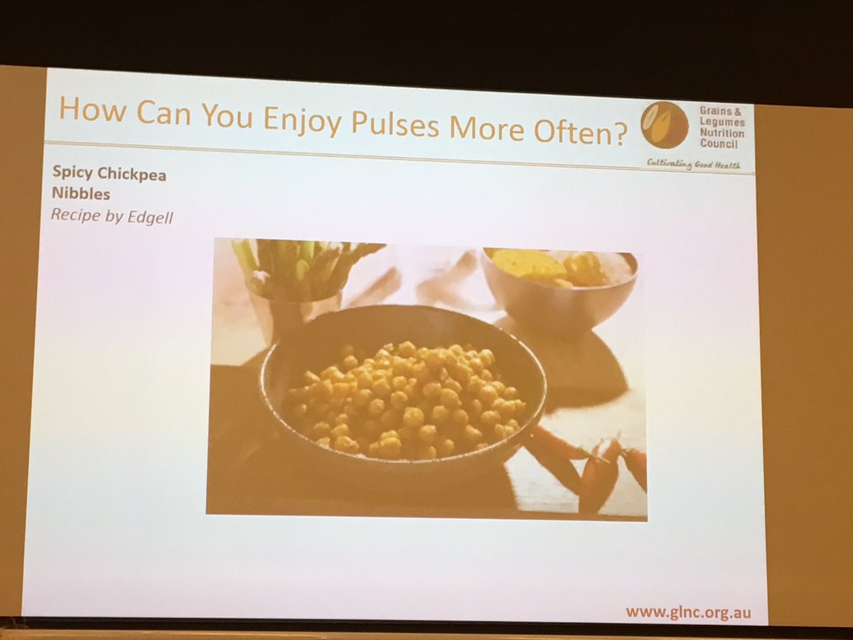 FoodSkillsAust's tweet photo. Make yours a healthy snack with low fat pulses #IYP2016 thanks @GrainsLegumesNC for speaker #hev2016 https://t.co/z67x39sz2d