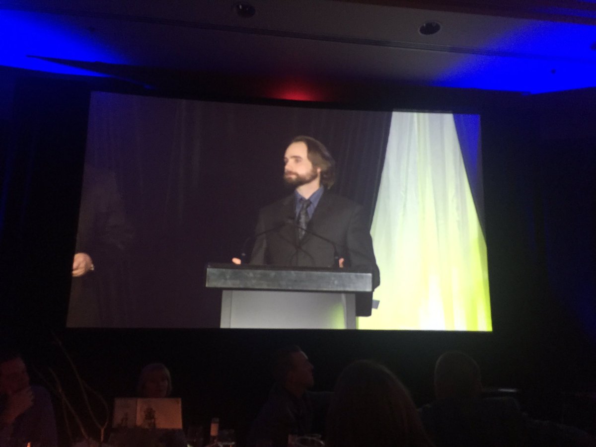 ChrisLeahy's tweet photo. Congrats to #hexyoo for winning the general entrepreneur award tonight at #ppbaa16 @WhitbyChamber @spark_centre https://t.co/DSAHdOACKG