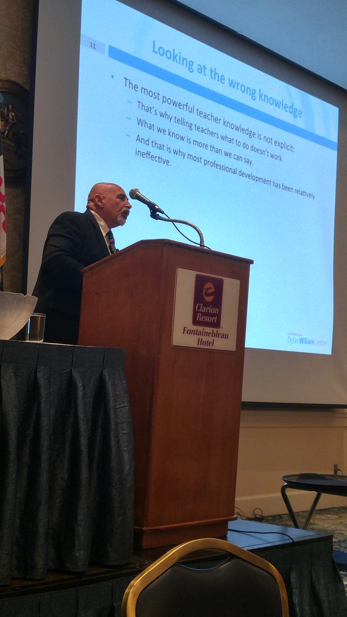 lib_baumgardner's tweet photo. Great keynote!  Dr. Dylan Wiliams #wcpsmd. #ramps https://t.co/T9ycN2NoYY