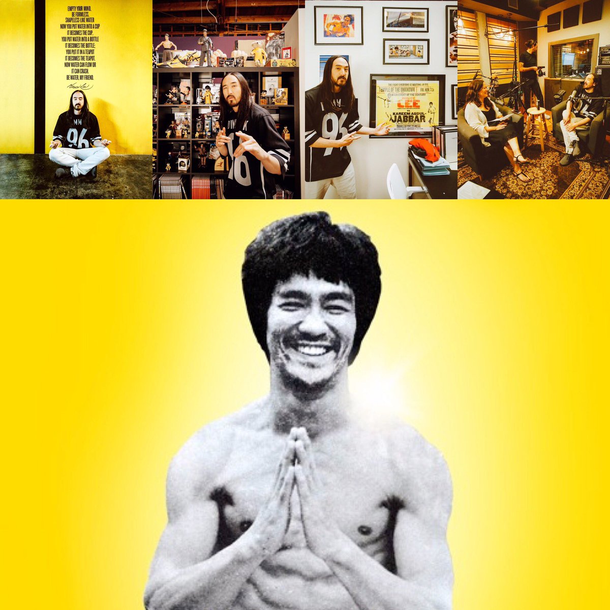 Honored to be on the #BruceLeePodcast with Shannon Lee! It just went live today!! steveaoki.is/BruceLeePodcast https://t.co/9pma5A6iPY