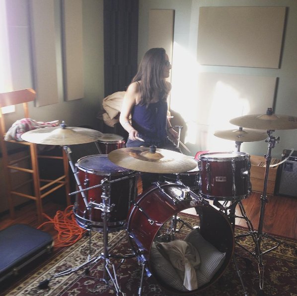EntangleDreams's tweet photo. Recorded 3 new songs today and made some time to mess around on the drums and ukulele!!😝🎶 #fun #jammin #recordingstudio #newmusic #music https://t.co/J6iN3pmzOZ