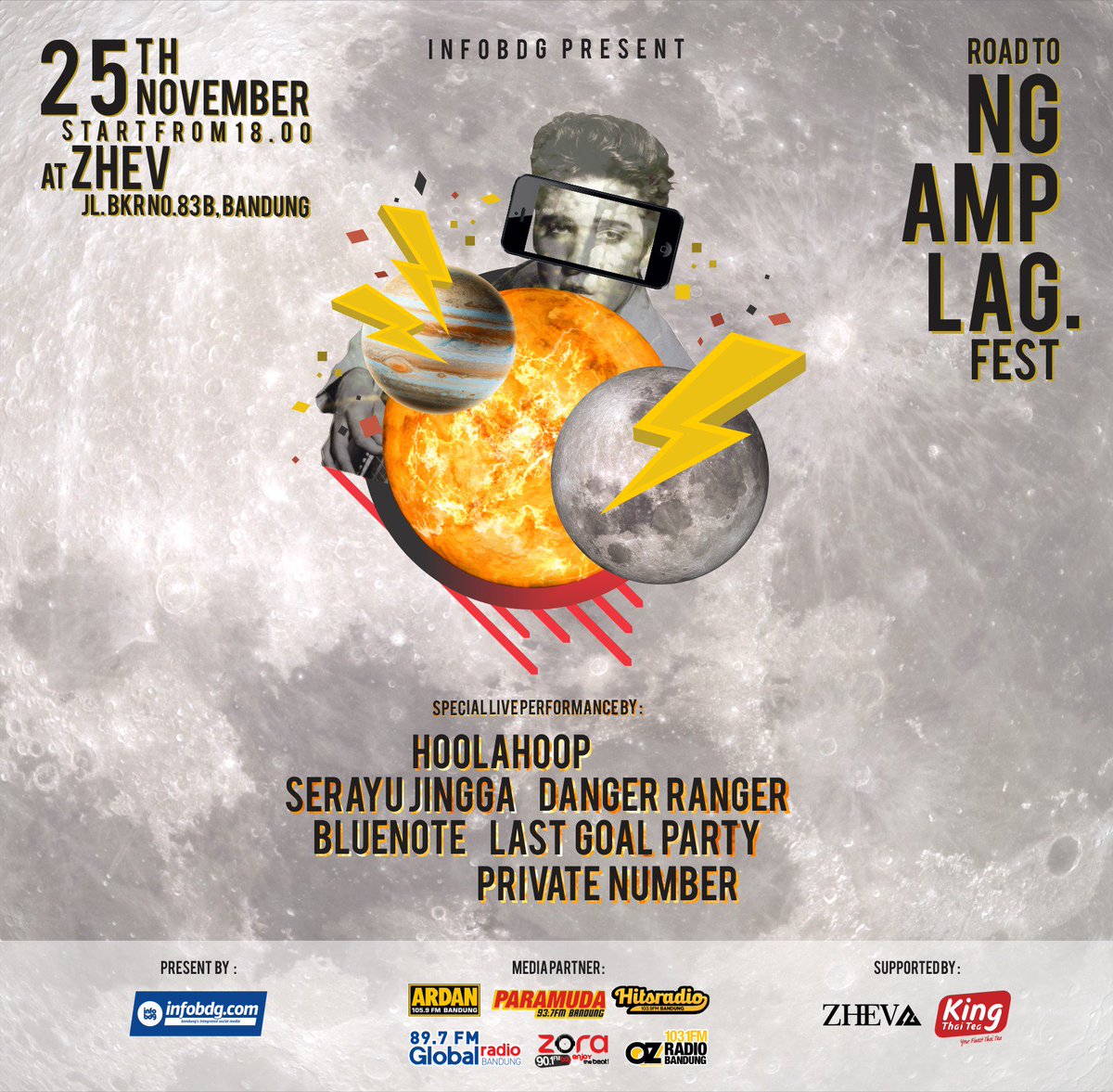 RoadToNgamplag at <a href="/zhev_thedreamof/">ZHEV theDREAMof</a> w/ <a href="/hoolahoopmusic/">#Hoolahoop</a>  <a href="/dangerangerock/">DANGER/RANGER</a> <a href="/pnprivatenumber/">Private Number</a> <a href="/SerayuJingga/">Serayu Jingga</a> dll.