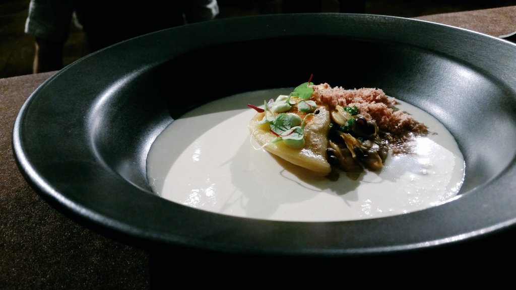 Some creative chowders here at the <a href="/ocean_wise/">John L. Torres</a> #ChowderChowdown in #yyc tonght! So much creamy goodness to judge, so little time!