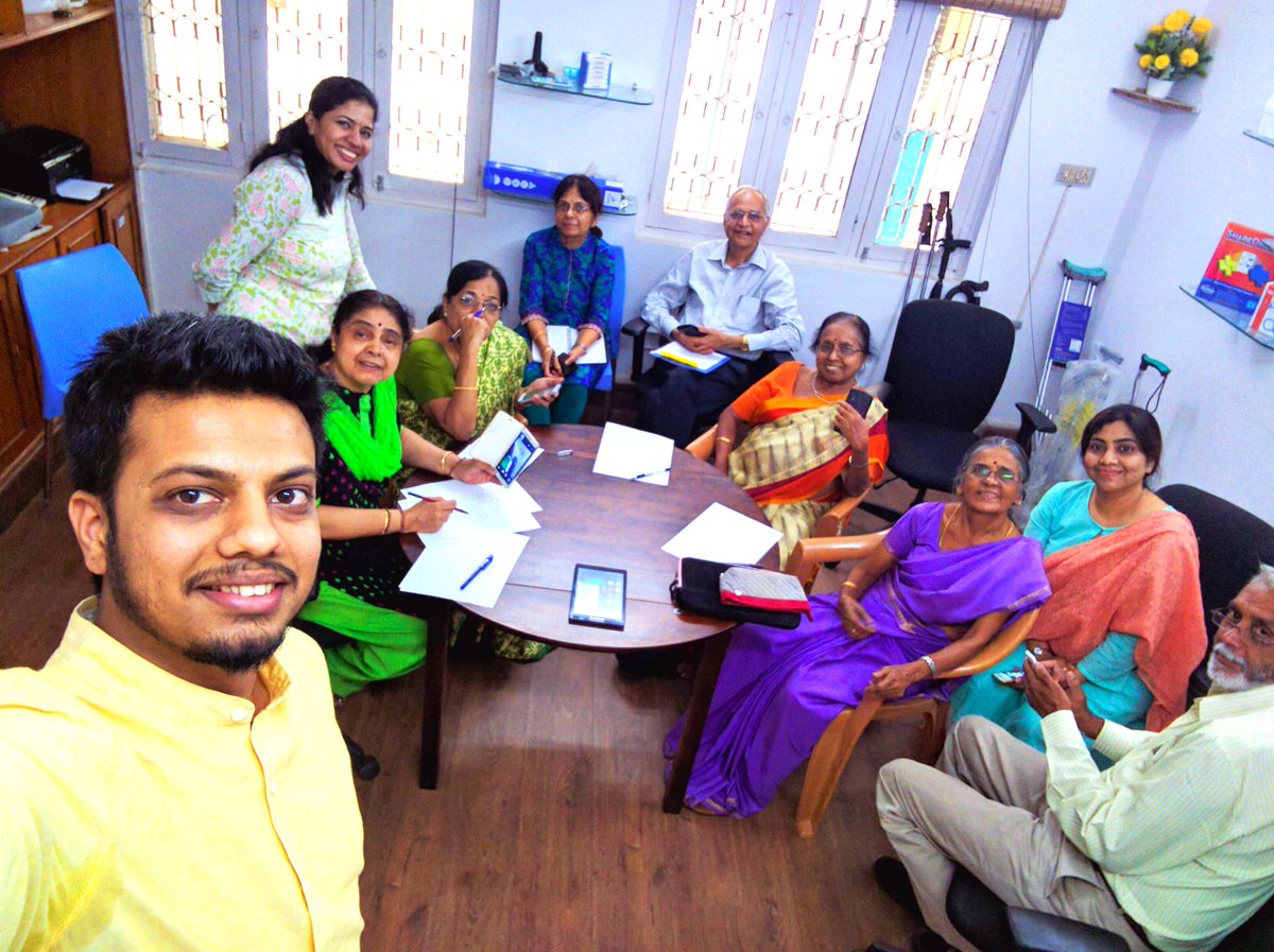 Beautifulyears1's tweet photo. #SmartphoneClassesforSeniors @Beautifulyears1 Indeed a pleasure watching seniors click selfies, book cabs &amp; video call. 
#eldercare https://t.co/vAAD3wk3he