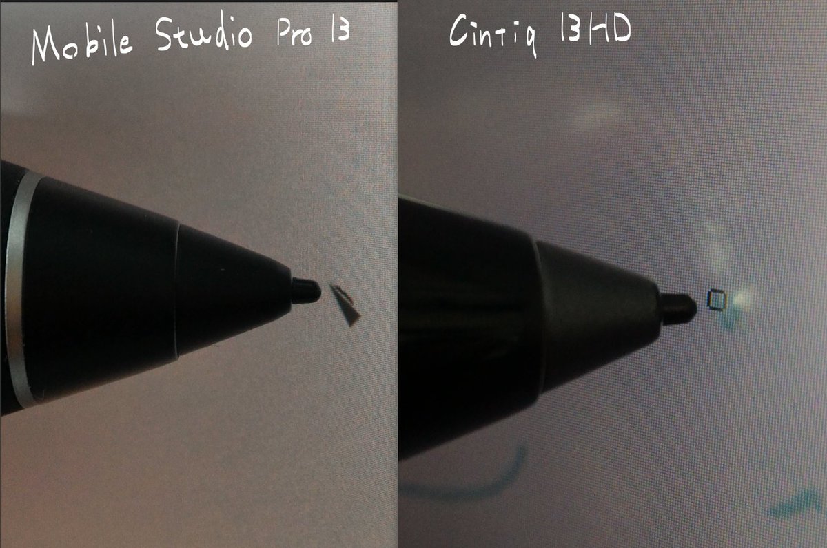 藤咲ういん 絵描き垢 Mobile Studio Pro 13とcintiq 13hdを接写 正直スマホのカメラじゃ視差とかは分からねぇ 高解像度化は伝わるだろうけど 藤咲ういん 絵描き垢 Mobile Studio Pro 13とcintiq 13hdを接写 正直スマホのカメラじゃ視差とかは分からねぇ 高解像度化は伝わるだろうけど