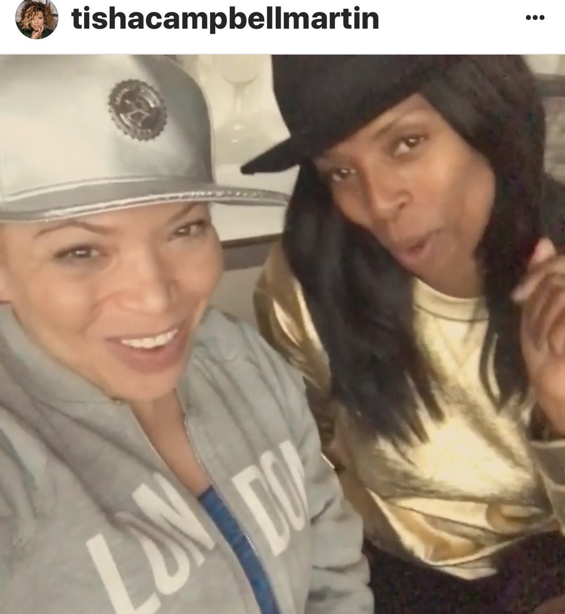 CapitalGainsCo's tweet image. This ain't Gina. This is the multi-talented @TishaCampbellMartin 
#Capitalizing @CapitalGainsCo 💂🏻#platinum #veganleather cap #actorslife