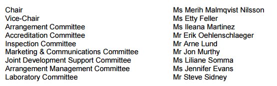 ILAC_Official's tweet image. The new 2017/2018 #ILACExecutiveCommittee has been chosen. Congratulations to all that have been elected!