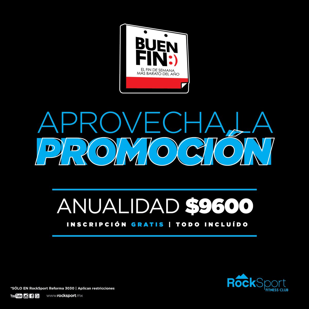 RockSport_Mx's tweet photo. No dejes que termine #BuenFin sin aprovechar la promoción de Anualidad: $9,600 en #Reforma3030 #Torreón y #ReformaTuVida de aquí a Nov. 2017 https://t.co/guhJNYHNnM