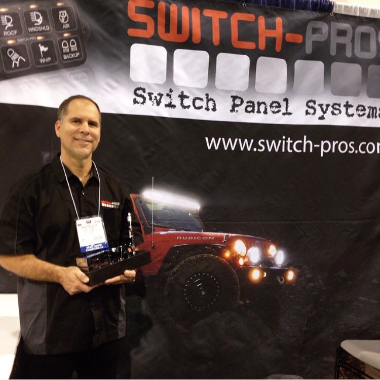 switch_pros's tweet image. Late night #TBT. Throwback to when we launched the #SP8100 and won Best New Interior Accessory at #SEMA Show 2014!
