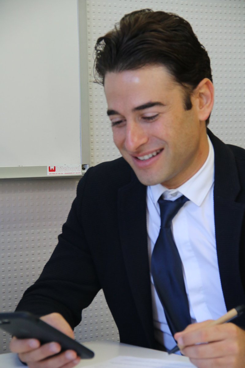 CapeTalk's tweet photo. #FridayStandIn @gil_oved polishes his script ahead of his show start and the #OpenLine from 9am. Be sure to tune in. Even better, CALL IN! https://t.co/JwM9BDvvlD