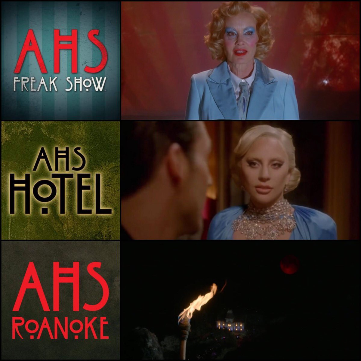 AHS_Source's tweet image. The final scene of each season of #AHS. Goodbye for now, until next time. #AHSRoanoke