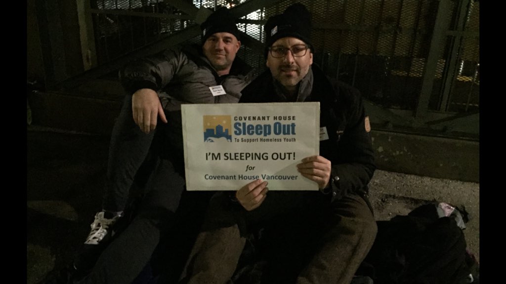 Foodee's tweet photo. @CovenantHouseBC @RySpong
#CHSleepOut #CovenantHouse #YouthGetIt #Exectakeover https://t.co/a9WNnsEH3q