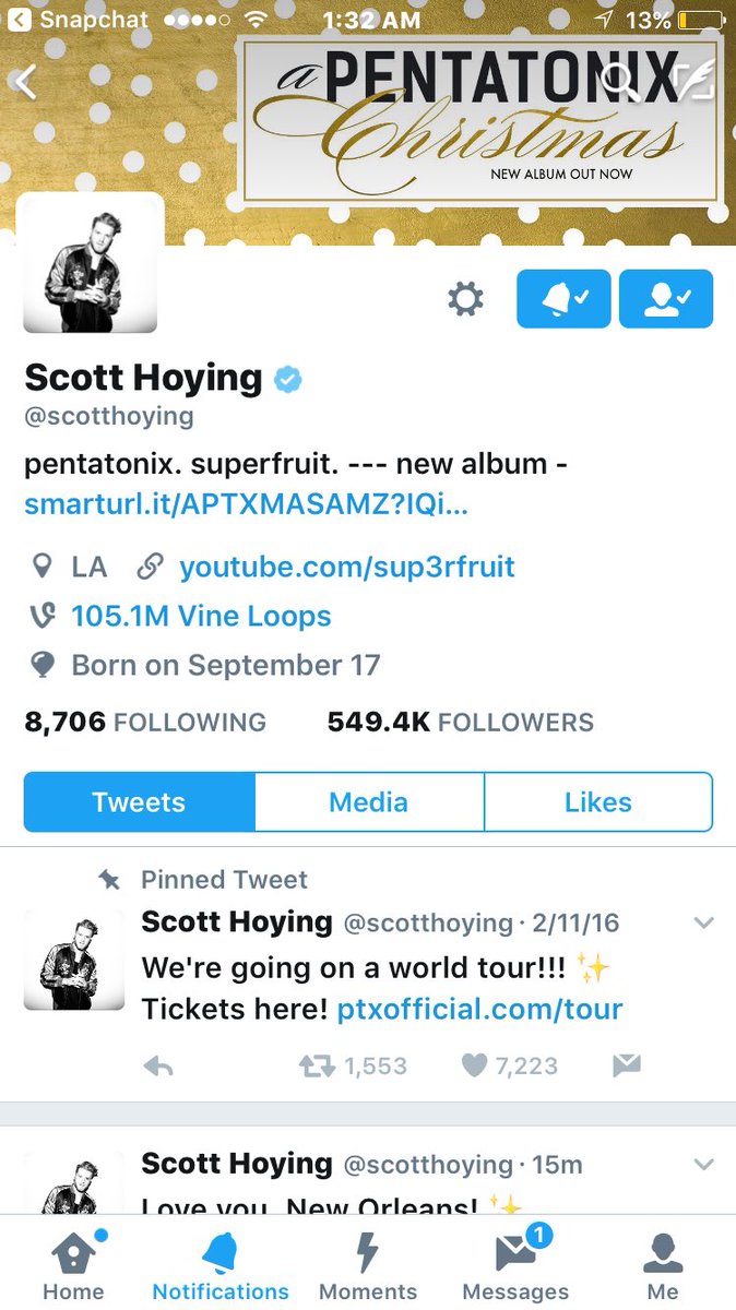 leximoe1367's tweet photo. it's currently 1:33am I hav to get up in 3 hours&amp;27minuets &amp; im in my bedroom crying&amp;screaming out of pure joy! THANK YOU @scotthoying 💙 https://t.co/iefioh264I