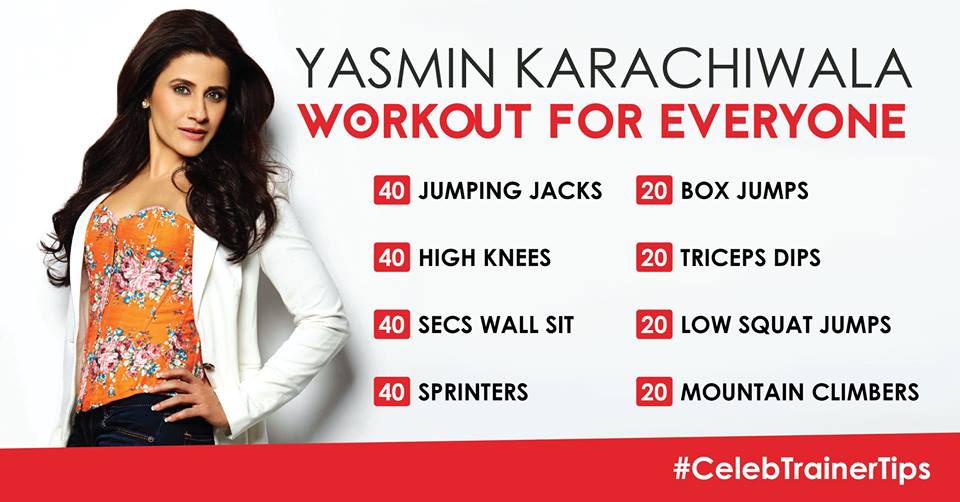 BookYourGame's tweet photo. #YasmeenKarachiwala has very graciously posted a #workout that works for Everybody! 
#BYG
#BookYourGame https://t.co/3NiVpOZxmP