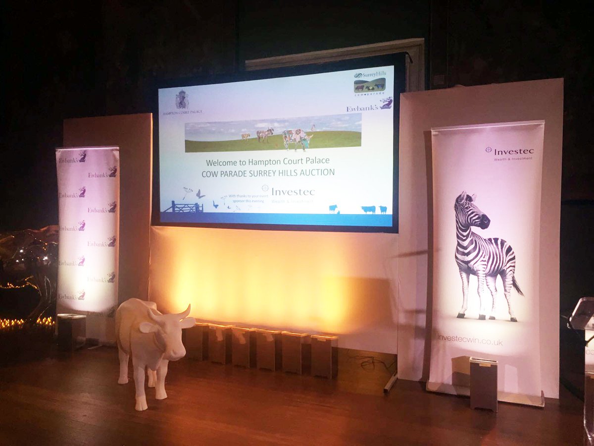 Congratulations to <a href="/CowParadeSurrey/">CowParadeSurrey</a> for a hugely successful auction, raising much needed funds for various charities. Proud to be involved.