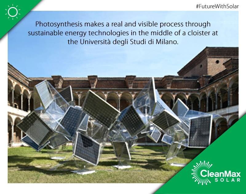 CleanMax_Ofc's tweet image. #FutureWithSolar Japanese architect Akihisa Hirata put together Photosynthesis, an installation made of solar panels and LED lights.